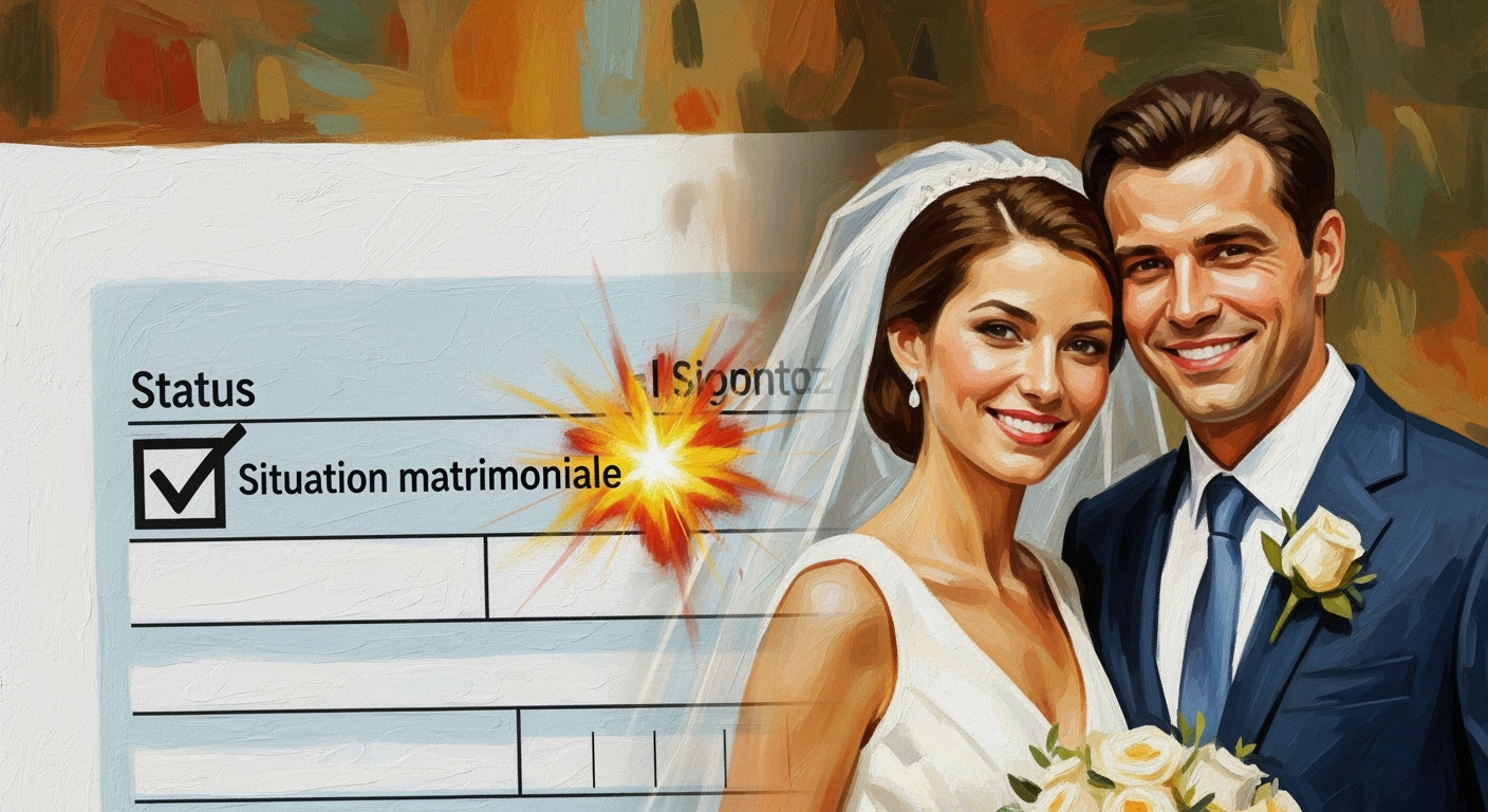 Situation matrimoniale : la case qui fait (parfois) sauter des impôts