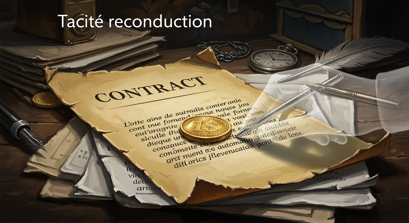 Tacite reconduction : le contrat oublié qui coûte des fortunes