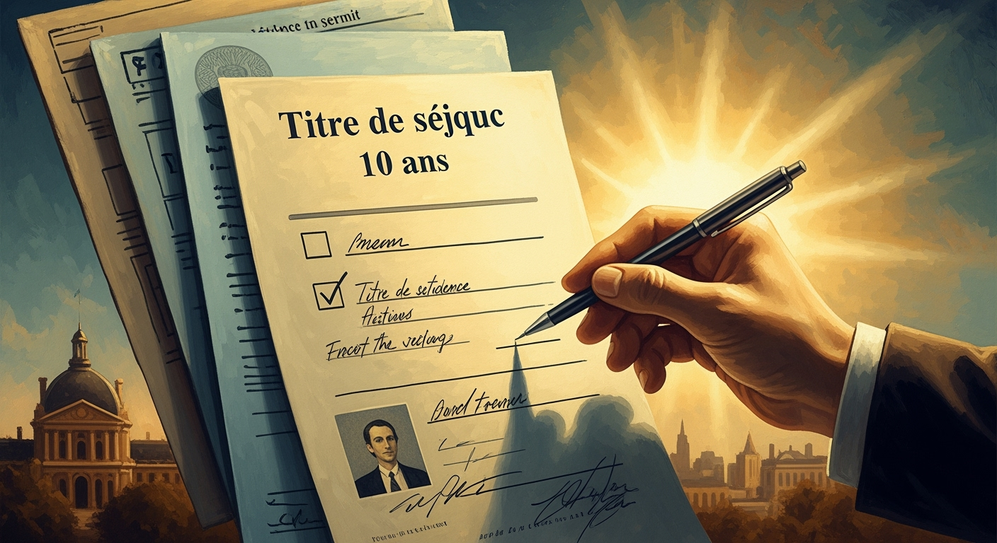 Titre de séjour 10 ans : l’astuce pour être accepté du premier coup