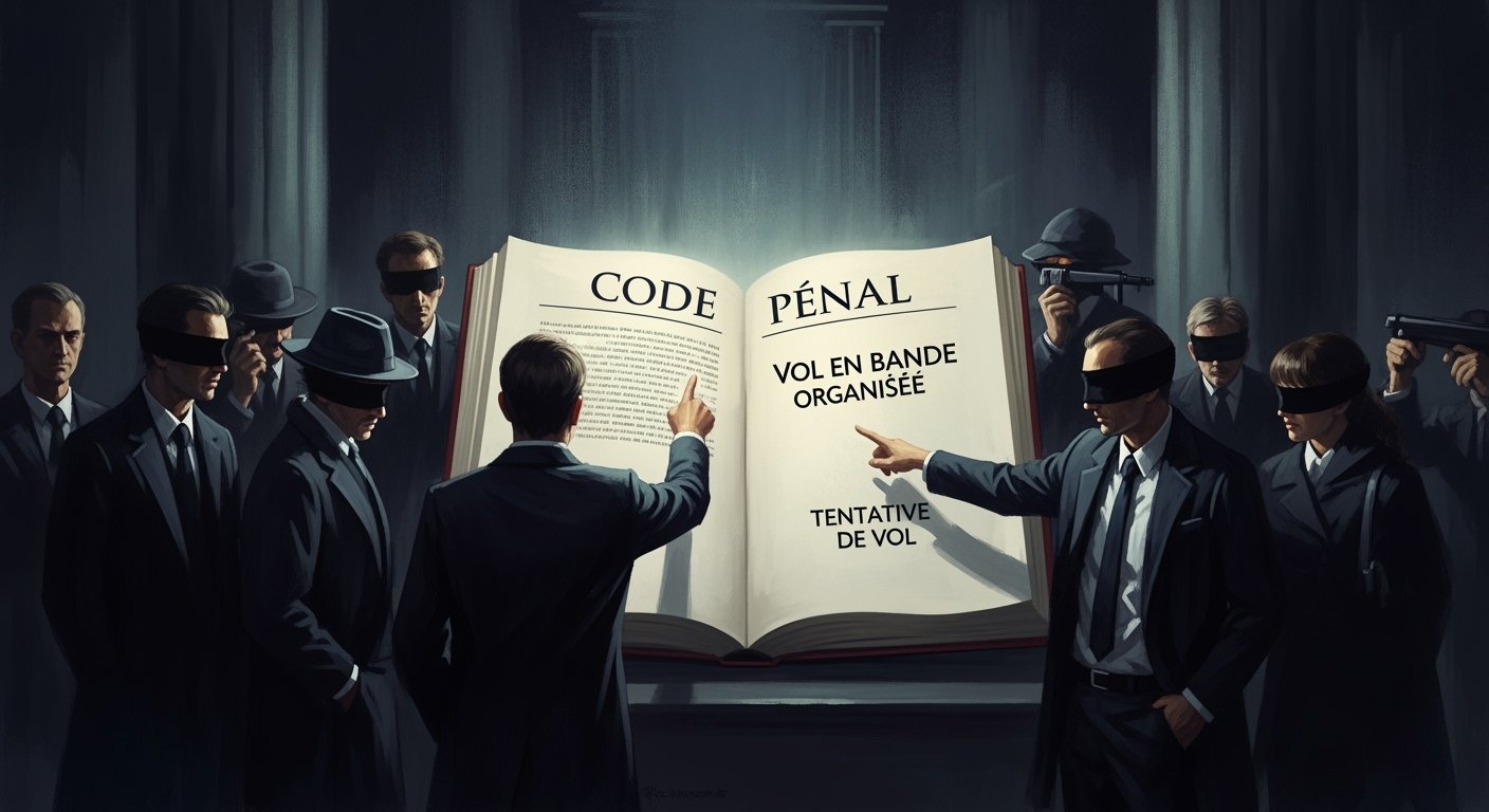 Vol en bande organisée, que dit le code pénal ?