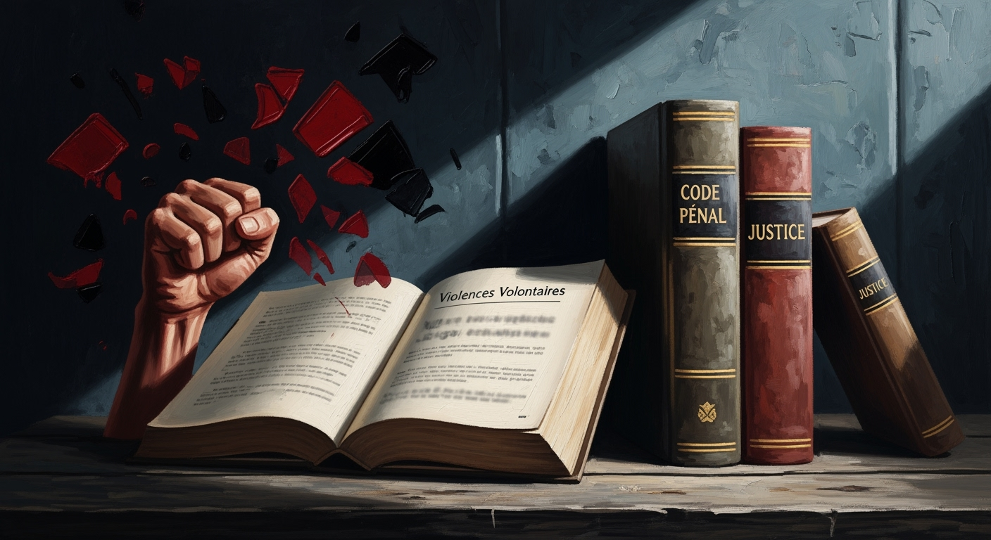Violences volontaires, les sanctions du code pénal