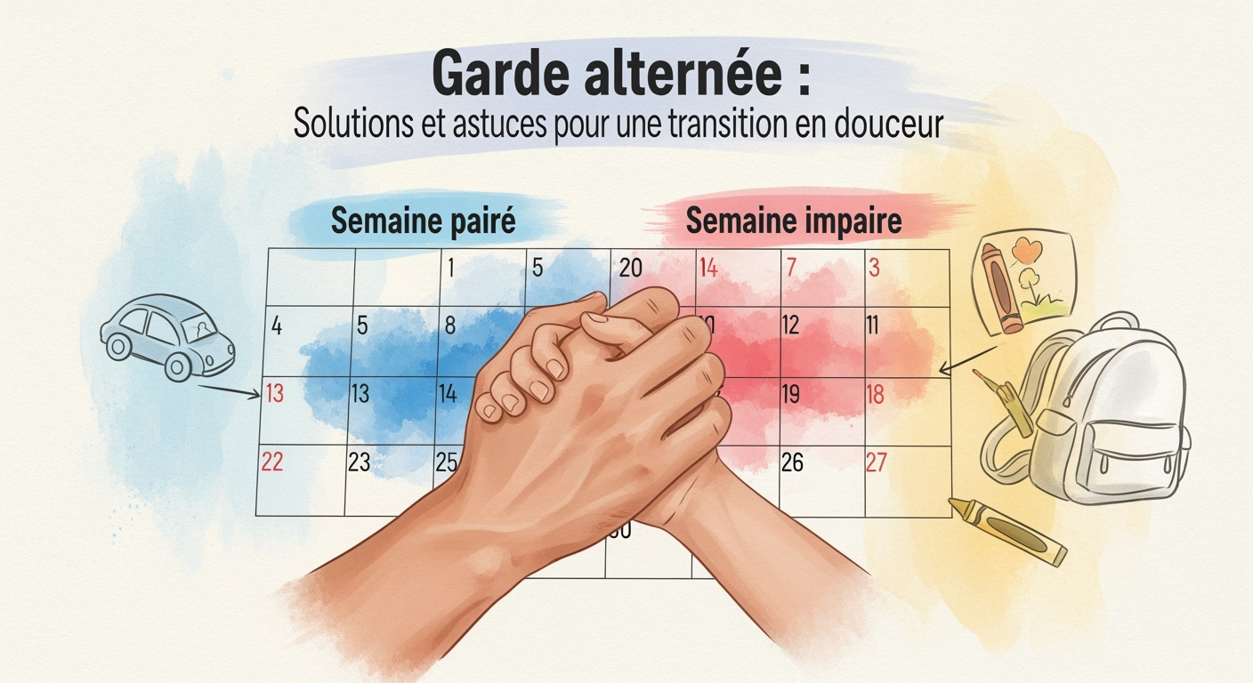 Garde alternée : Solutions et astuces pour une transition en douceur