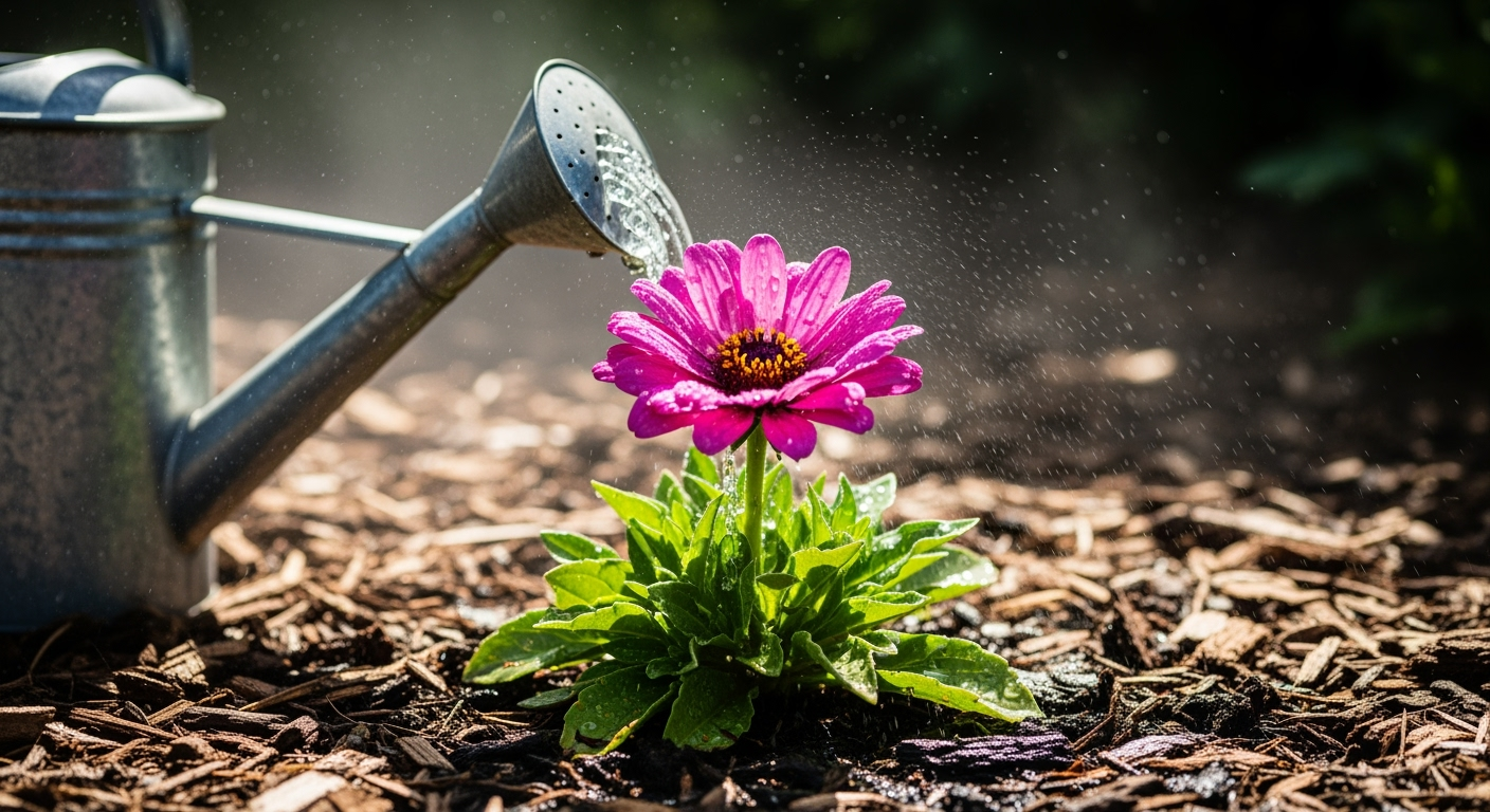Paillage et copeaux de bois pour un jardin sain