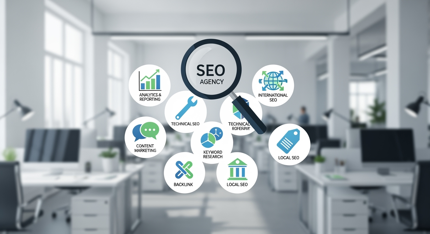 Prestations SEO proposées par une agence